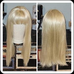 Blonde Banged Synthetic Wig